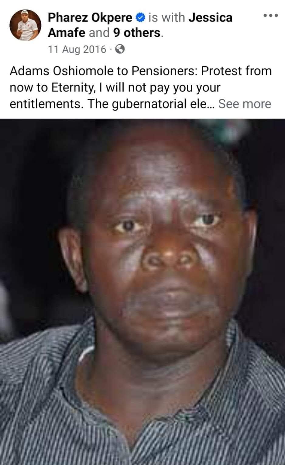 ONE YEAR OF FICTION AND FALSEHOOD: A REJOINDER TO OSHIOMHOLE’S LATEST OUTBURST